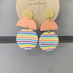 Oh so refined earrings. New. Never worn.